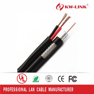20AWG 0.81mm Rg59 Coaxial Cable with Power Cable for CCTV use