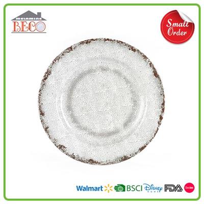 Sale Plastic Melamine Large Deep White Square Soup Plates Set Of 4