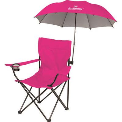 Favoroutdoor Foldable Sports Beach Chair With Clamp On Umbrella