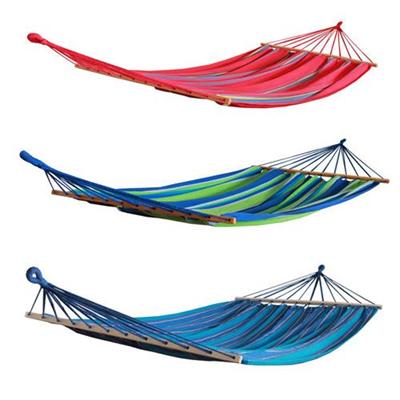 Favoroutdoor Supplier For Brazilian Style Cotton Fabric Hammock With Spreader Bars