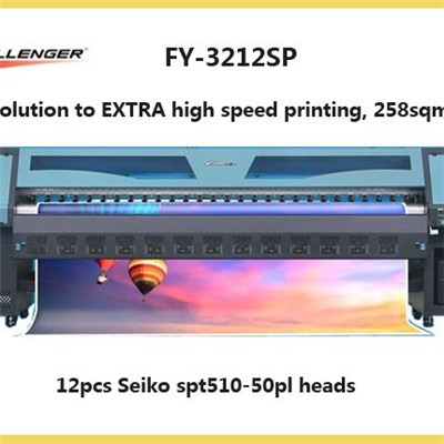 Challenger FY-3212SP 3.2m Sk4 Printing Ink Large Format Vinyl Sticker Printers