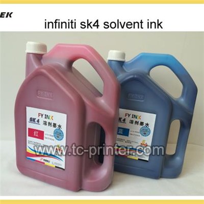 No Clogged Head Infiniti Solvent Ink MSDS Sk4 Ink