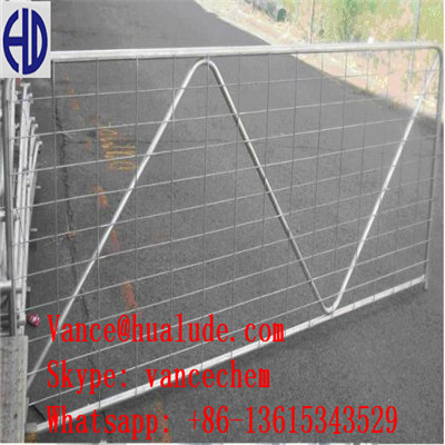 N Brace Gate livestock fencing galvanized rural steel farm gate for sale