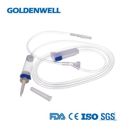 Disposable Infusion Set Luer Slip Connector Without Needle