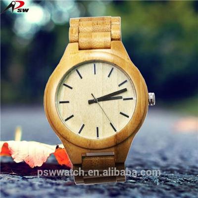 Water Resistant Pure Wooden Case Watch
