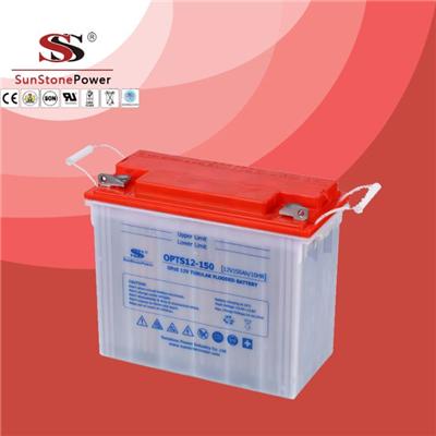 12V 150AH OPTS OpzS Tubular Plate Flooded Maintenance Free Rechargeable Lead Acid Deep Cycle Solar Battery