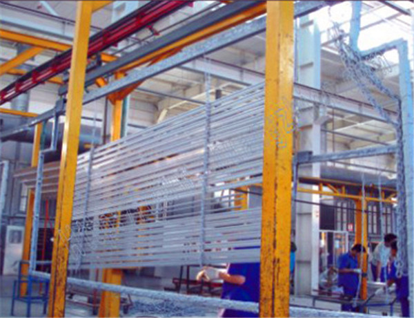 powder coating line aluminum extrusion machine