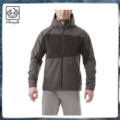 Men 100%polyester Lightweight Waterproof Corporate Rain Breaker Jacket