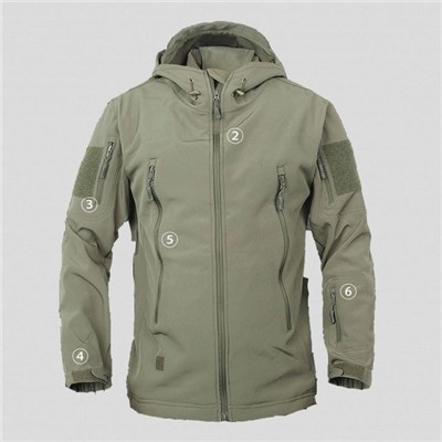 Custom Design Military Winter Mens Jackets With Hooded