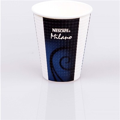 Embossed double wall paper cups