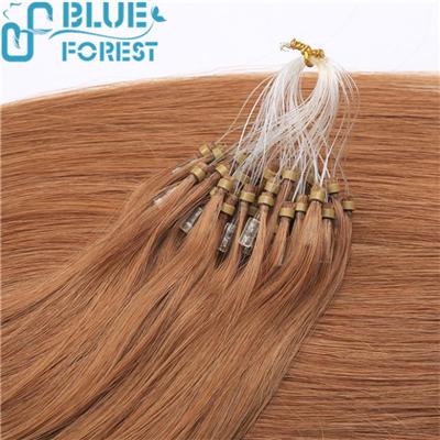 Blue Forest Hair Wholesale Cheap 100% Remy Brazilian Virgin Human Micro Ring Hair Loop Hair Extension