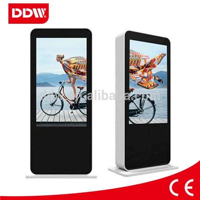 98 Inch More than standing type LCD Digital Poste rnewsstand sea language can be customized