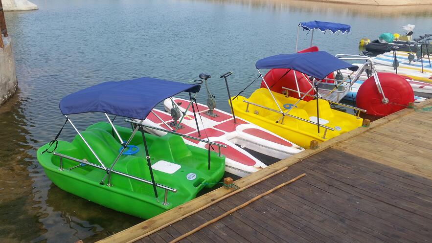 Small MOQ Adults Water Park Equipment Pedal Boat