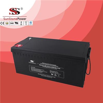 12V 220AH ML AGM Maintenance Free Rechargeable Lead Acid Deep Cycle UPS Battery