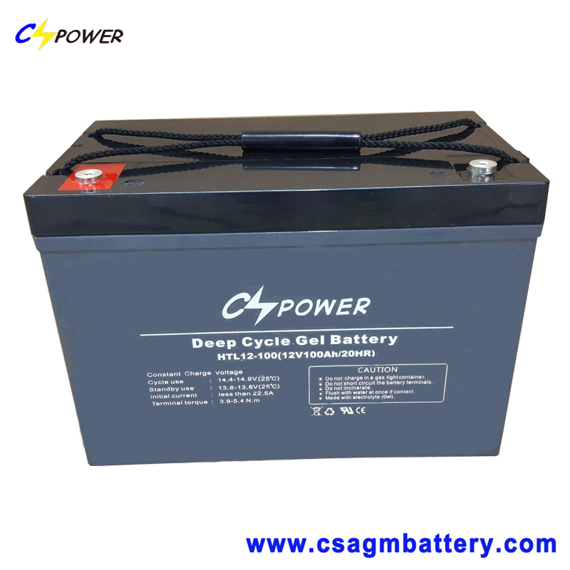 Cspower Deep Cycle Gel-Cell Battery, Selaed Gel Batteries 12V 100ah