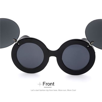 Steampunk Glasses Round Flip Up Sunglasses For Women Double Lens Metal Sunglasses Retro Vintage Fashion Accessories