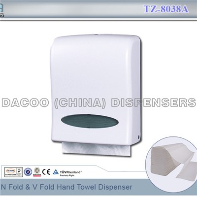 TZ-8038A N Fold & V Fold Hand Towel Dispenser