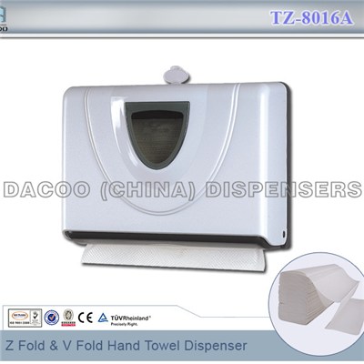 TZ-8016A Z Fold & V Fold Hand Towel Dispenser