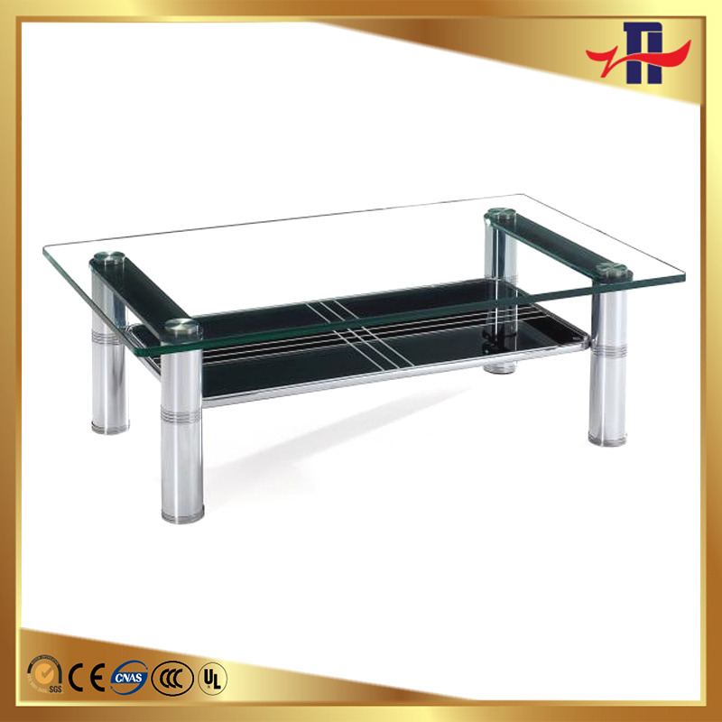 silk screen beveled tempered glass table top