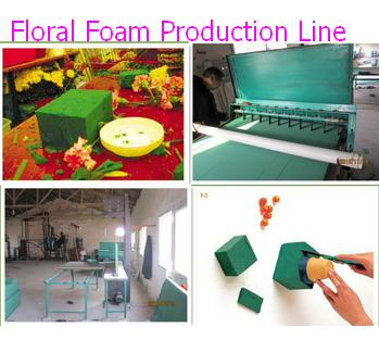 Complete floral foam block  production line plant machine with technology 