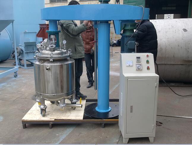 Heating jacket vacuum emulsifying dispersering mixer machine 