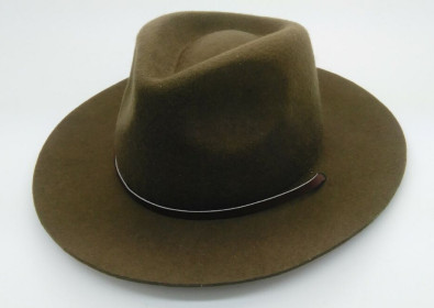fine western looking wool felt cowboy hat 100% wool felt hat