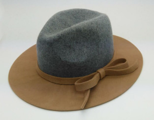 high quality women's wool felt homburg cap