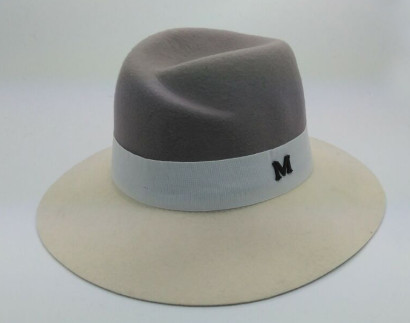 high quality wool felt homburg hat 