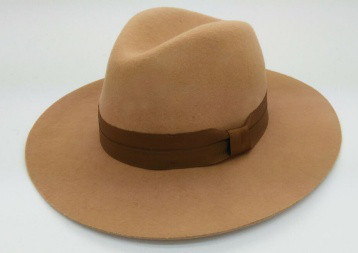 hotsale women and men wide brim wool felt homburg hat
