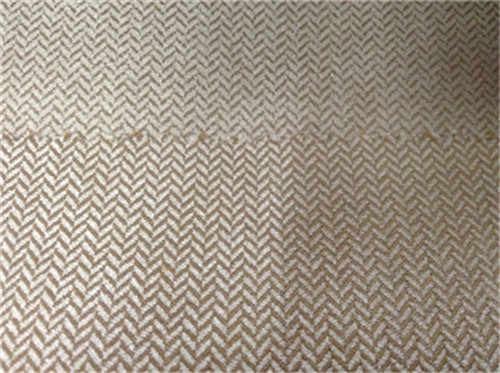 polyester herringbone cationic suede fabric