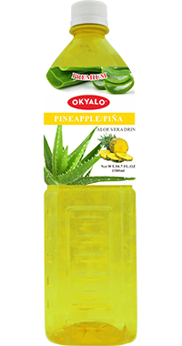 OKYALO 1.5L Pineapple Aloe Gel Drink