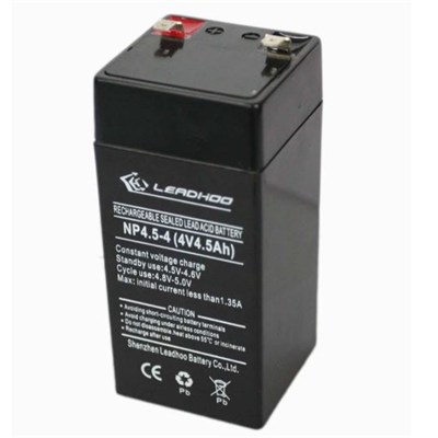 4V/4.5AH Electric Scale Sealed Maintenance-free Rechargeable VRLA Lead-acid Battery Series