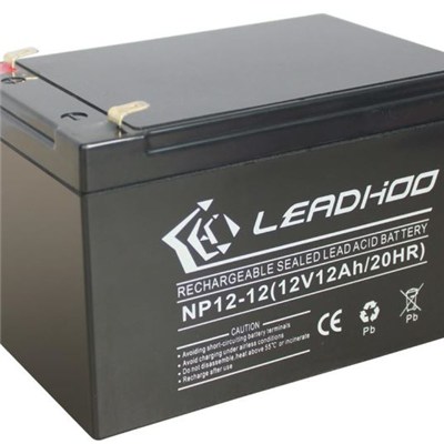 12V 12Ah AGM sealed lead acid from Shenzhen battery supplier