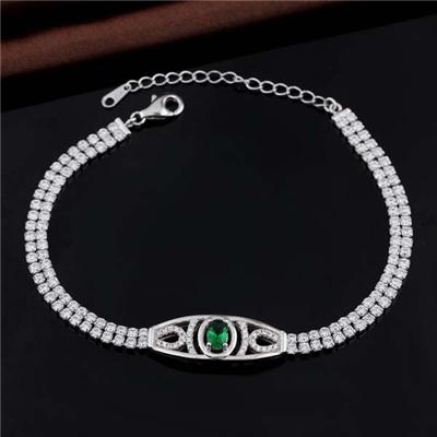 Women′s 520 Figure Sterling Silver Bracelet