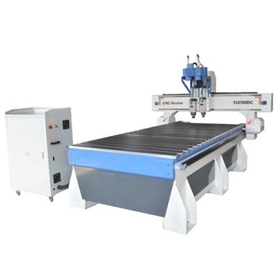 4x8 Air Cooling Spindle Double Head 1325 Atc Cnc Router Machine