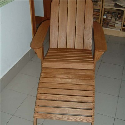 Garden Furniture Wood ADIRONDACK Chair And Foot Rest For Sale
