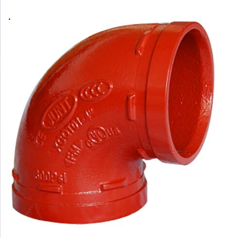 FM/UL Approved Grooved Fittings 90 Degree Elbow with Victaulic Standard