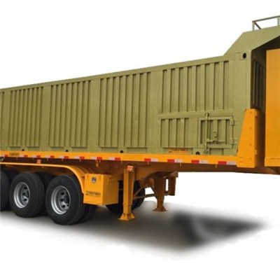 Flatbed Dump Semi-trailer