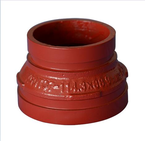 FM/UL Approved Concentric Grooved Reducer Fire Fighting Ductile Iron Grooved Pipe Fitting
