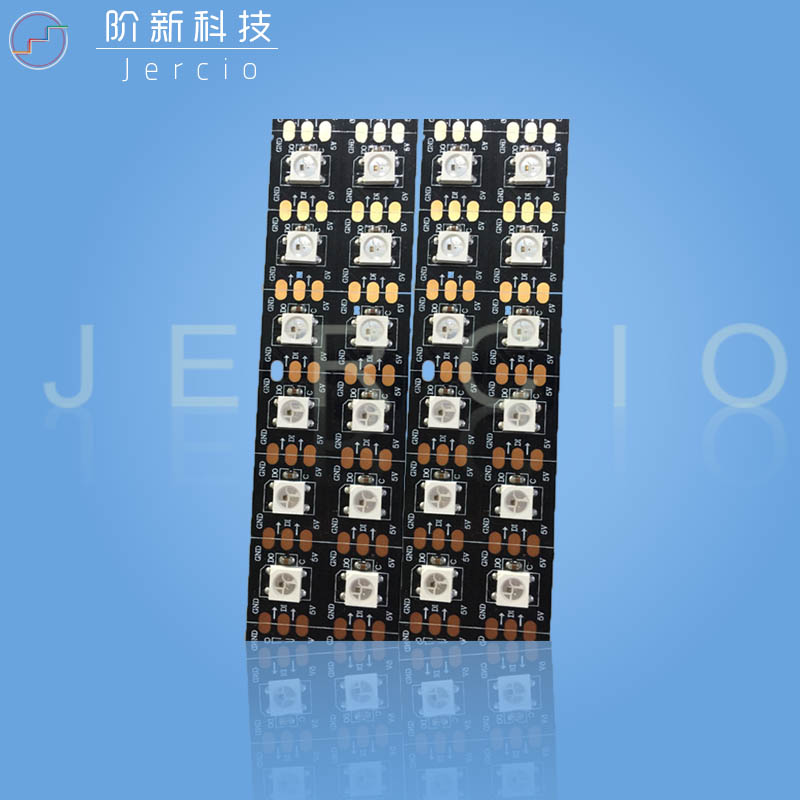 Jercio XT1511-WWA(similar to WS2812) 74leds/pixels/m Flexible White PCB Individually Addressable LED