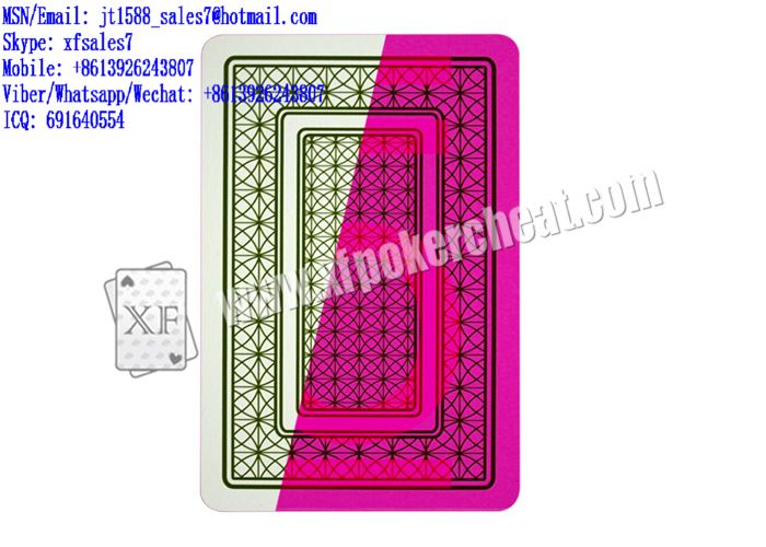 XF Four52 Plastic Playing Cards Marked With Invisible Ink For Poker Scanners Or Lenses Or Cameras / professional card cheat / casino gambling Devices / Playing Card cheating / gambling machines cheats