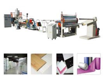 Non-cross link epe foam sheet extrusion line