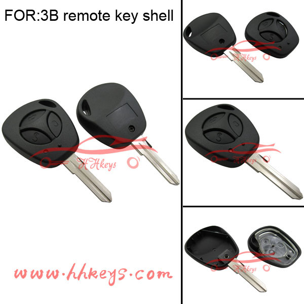 Car key Lada Kalina Priora with 3 button Remote Key Blank Shell Volga Lada