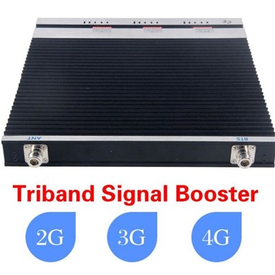 Max Coverage 3500m2 GSM900 DCS1800 3G 2100 Tri band signal repeaters