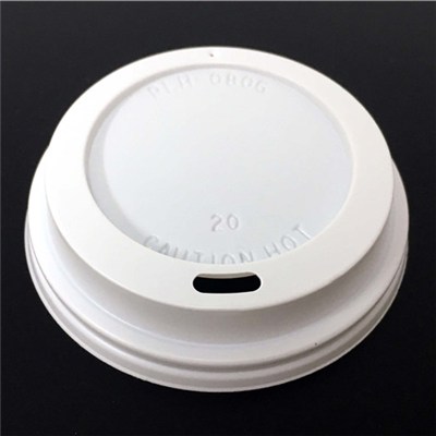 Hot cup lids for paper coffee cups