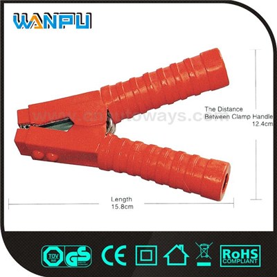 Battery Cable Clamps Hot Sale Heavy Duty Alligator Clamps Pair Red Black Fully Insulated Booster Cable Jumper Clamp Tool Fast Pipe Clamp Parts,Battery Clamps