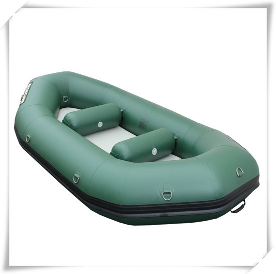 2-Person Inflatable Dinghy with Aluminum Oars & Air Pump