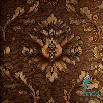 Latest Classic Pvc Decorative Wallpaper For Restaurant LCPE081 888102