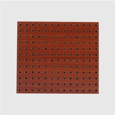 Soundproof perforated MDF wooden acoustic panel 