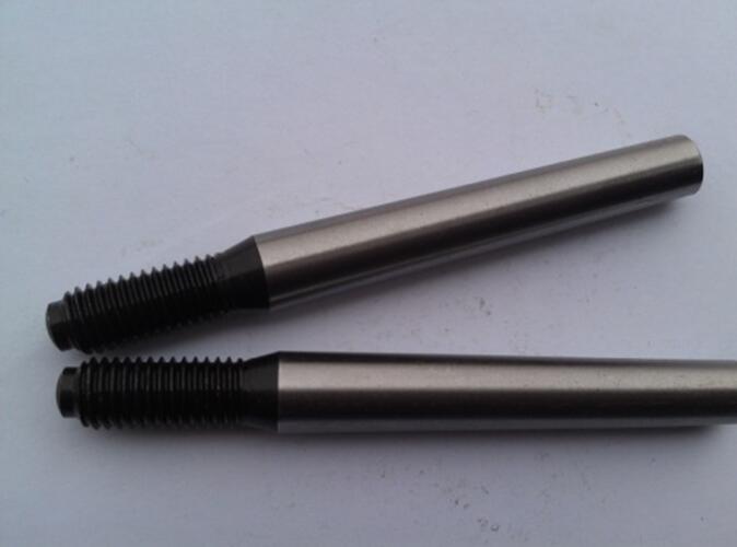 CNC turning high precision 304 taper pin with thread end